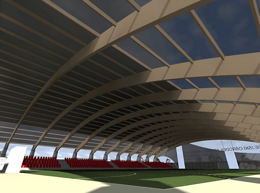 Miejski Ośrodek sportu i rekreacji w Częstochowie - zadaszenie